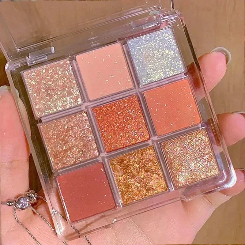 Paleta de Sombras com 9 Cores