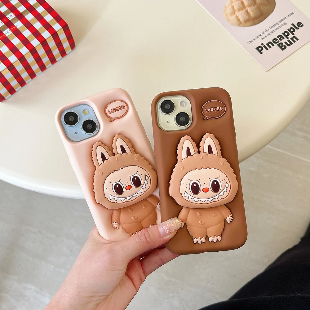 Capa Kawaii LaBuBu iPhone Silicone