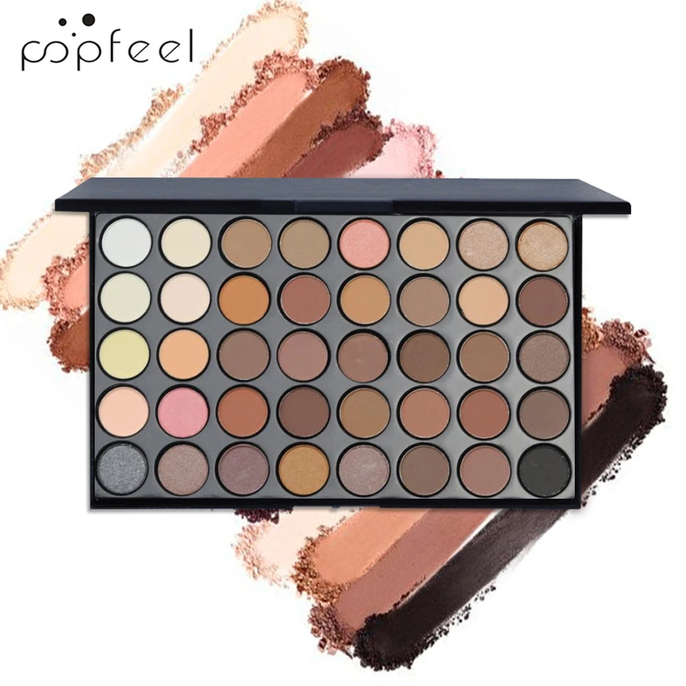 POPFEEL Paleta de Sombras Marrons