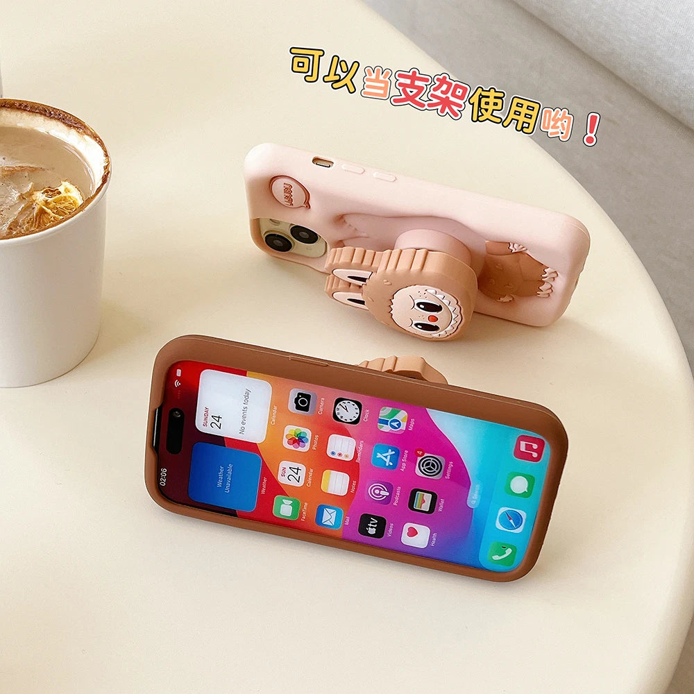 Capa Kawaii LaBuBu iPhone Silicone