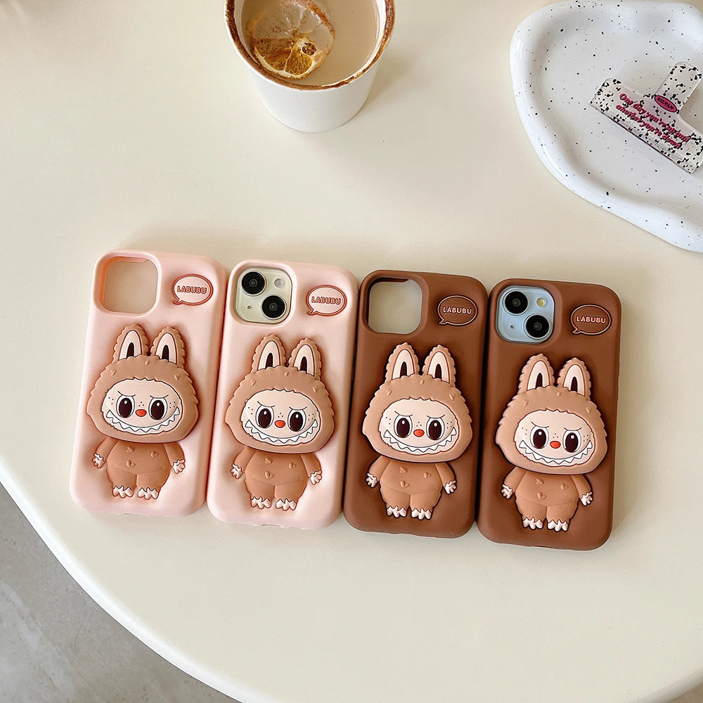 Capa Kawaii LaBuBu iPhone Silicone