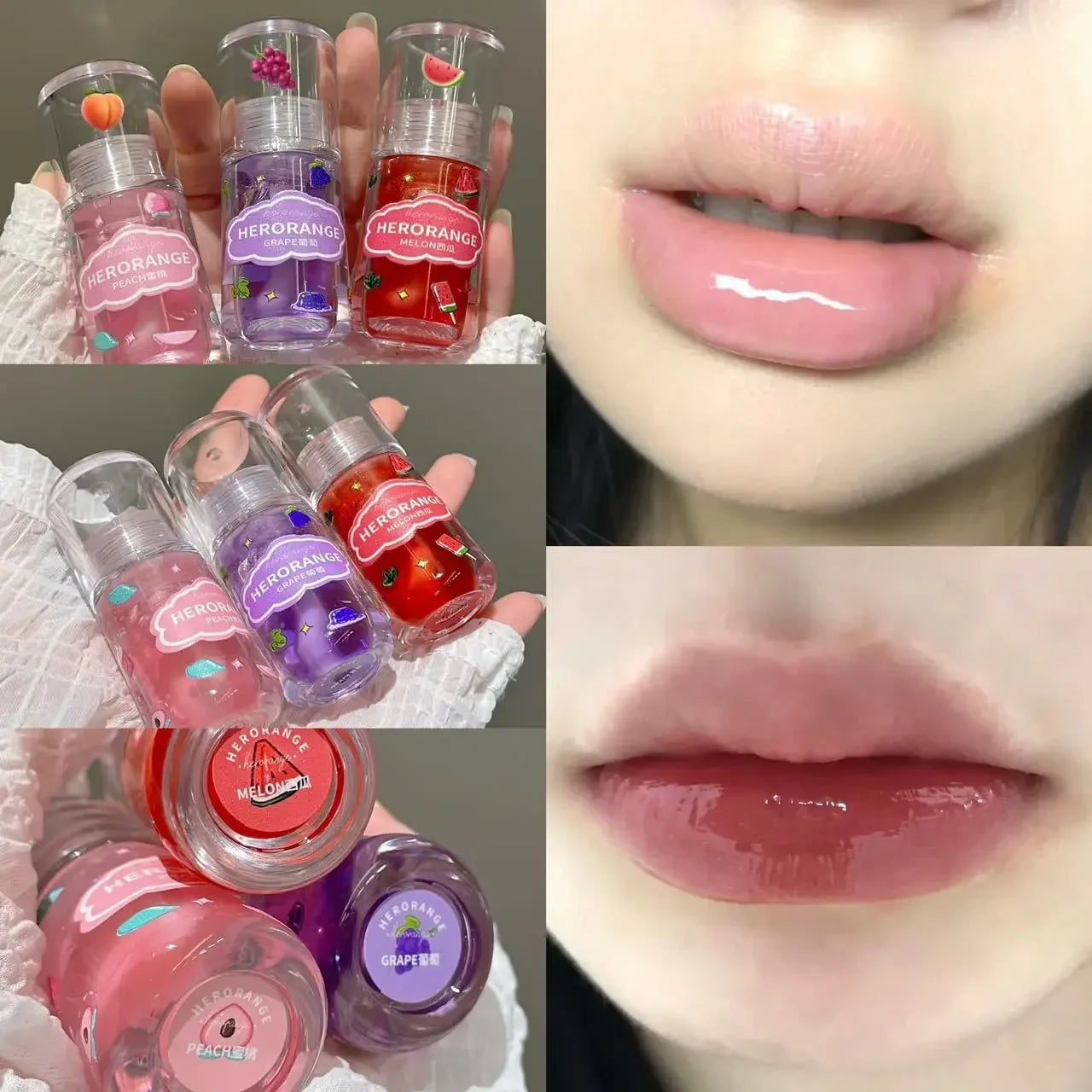 Hidratante Labial Transparente de Frutas