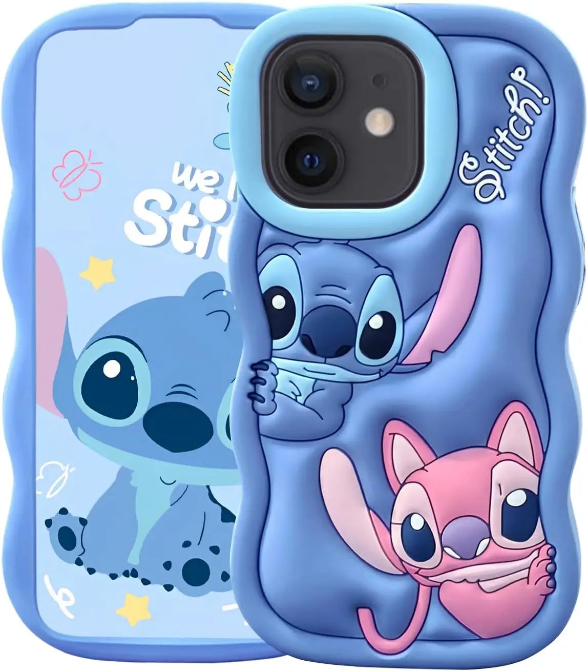 Capa Silicone Lilo e Stitch iPhone