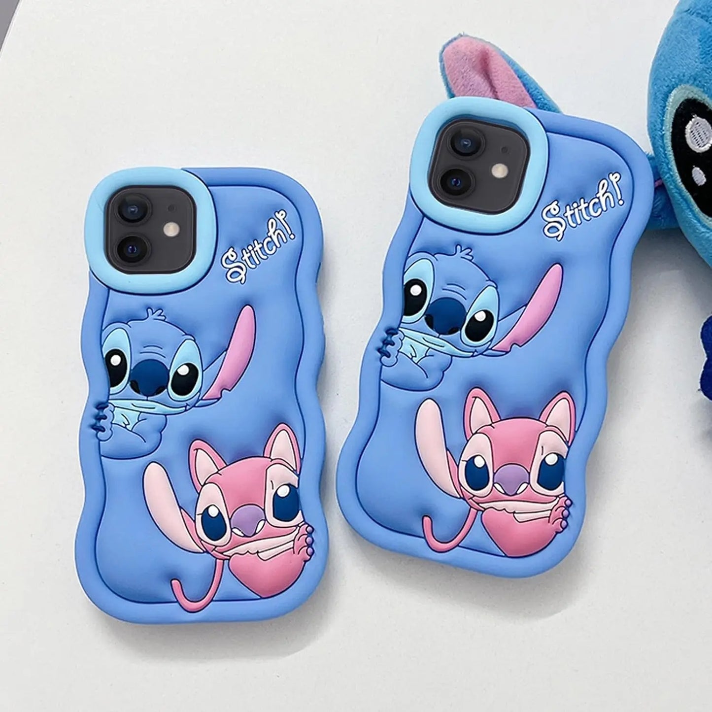 Capa Silicone Lilo e Stitch iPhone