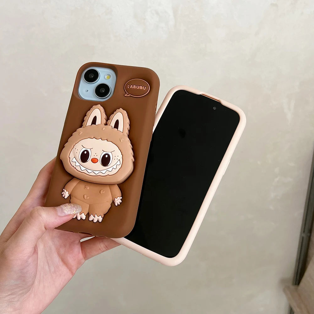 Capa Kawaii LaBuBu iPhone Silicone