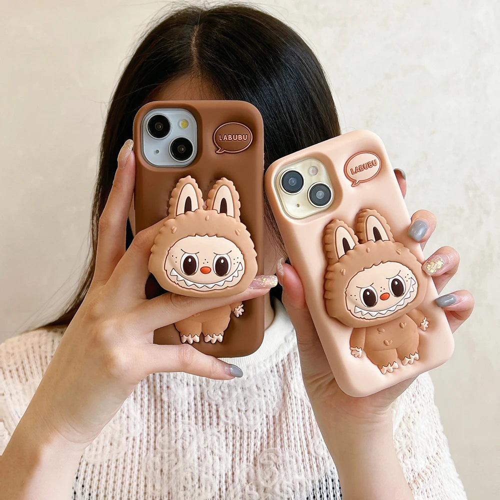 Capa Kawaii LaBuBu iPhone Silicone