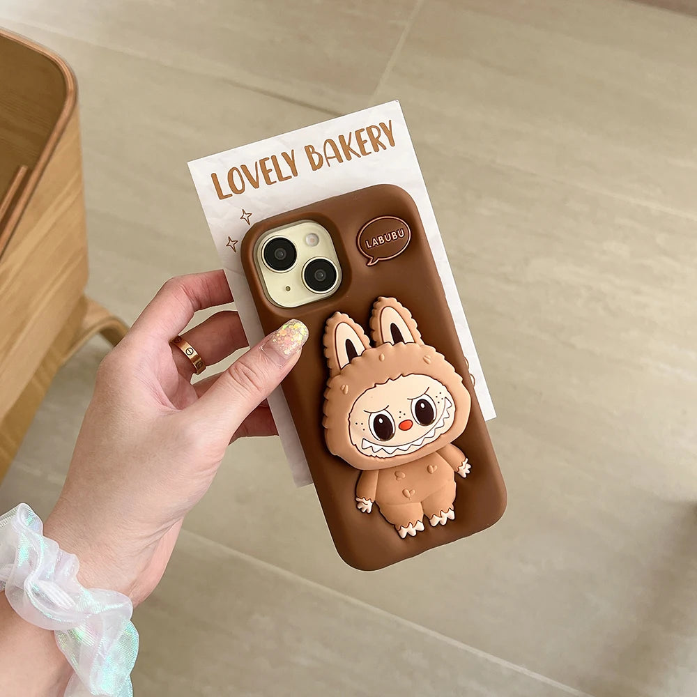 Capa Kawaii LaBuBu iPhone Silicone