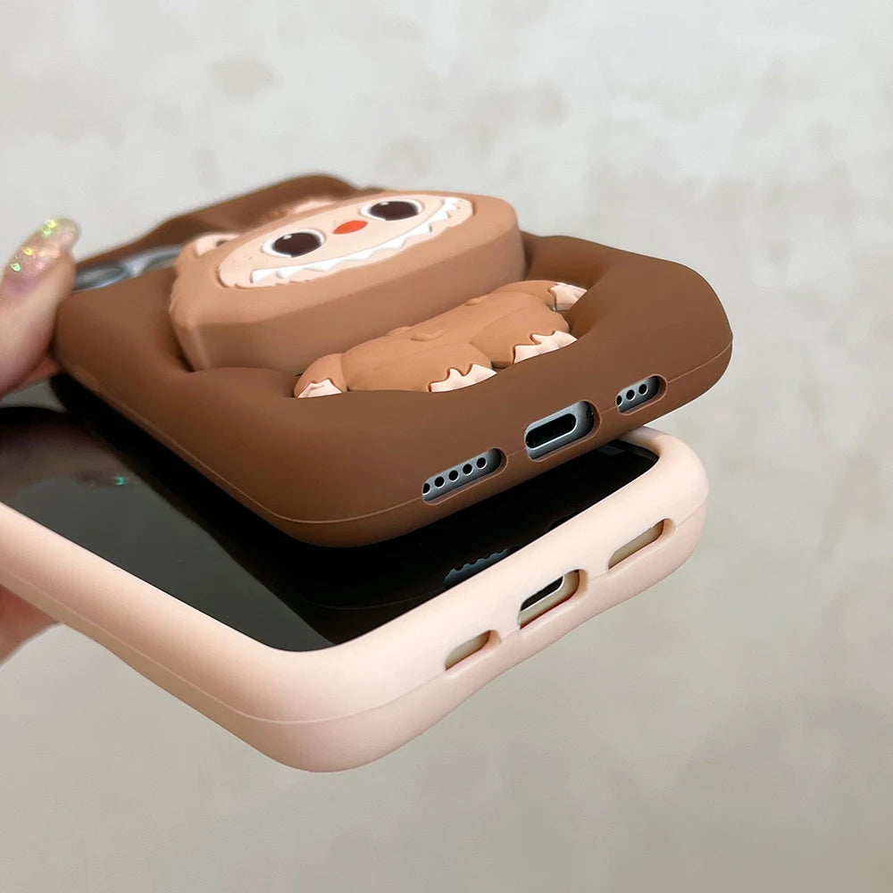 Capa Kawaii LaBuBu iPhone Silicone